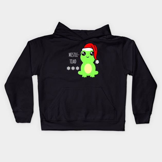 Christmas Frog Kids Hoodie by faiiryliite